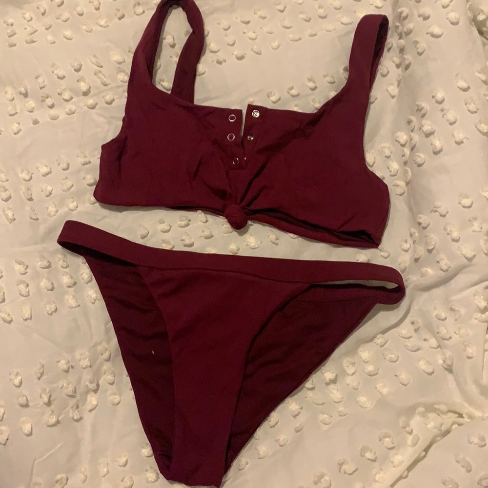 Maroon Bikini